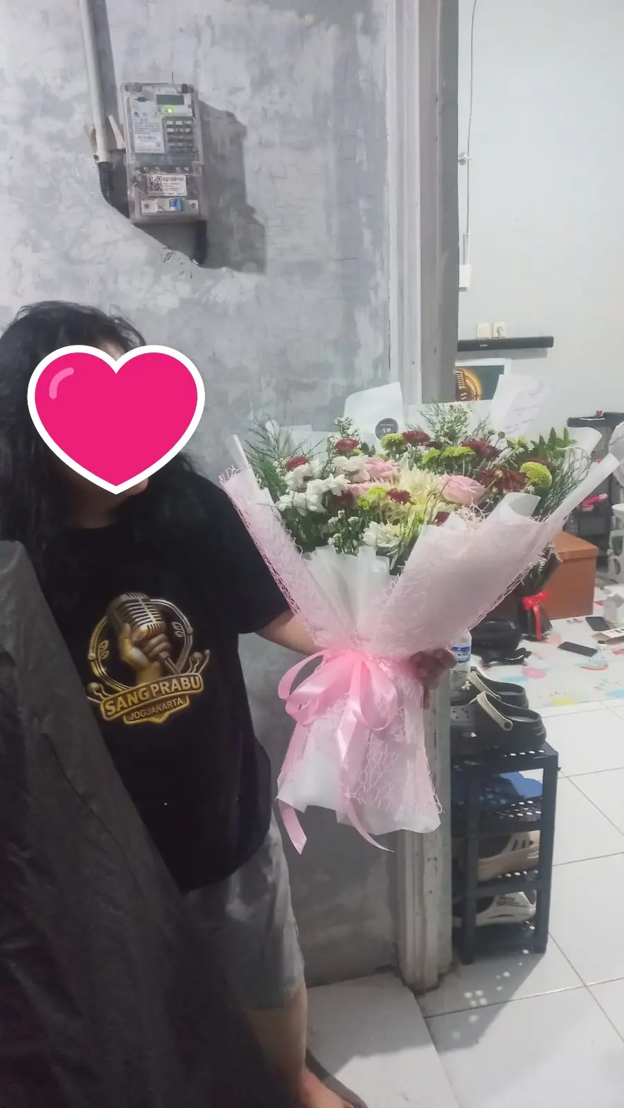 Dokumentasi Kirim Malam Kejutan Hari Anniversary Istri di Perum Puri Hijau Purwokerto Selatan