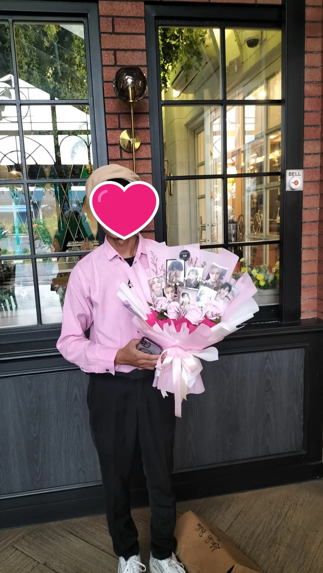 Custom Birthday Photo Rose Bouquet