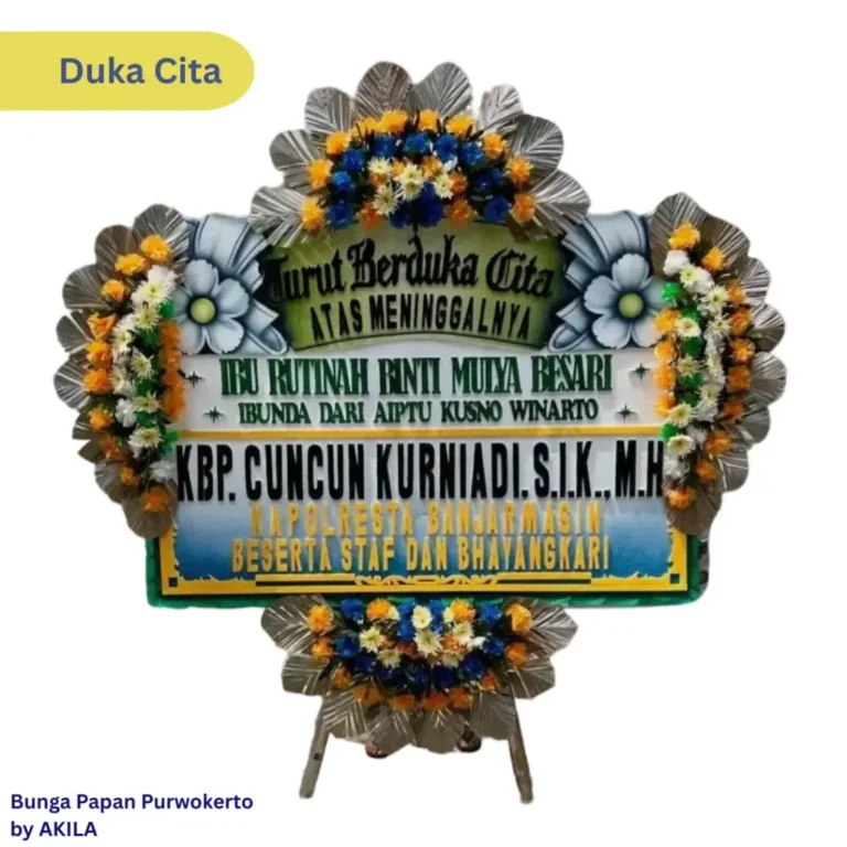 Bunga Papan Duka Cita Life Destiny Proses Cepat 2 Jam Purwokerto