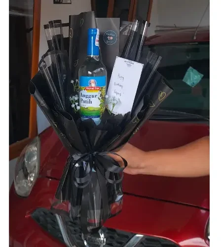 buket anggur putih cap orang tua