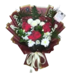 Buket 3 Mawar Merah Segar