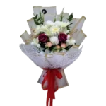 buket bunga premium - Ivory Blossom