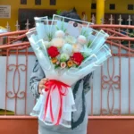 buket bunga ukuran besar untuk wisuda anak