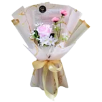 buket murah 1 tangkai mawar pink purwokerto