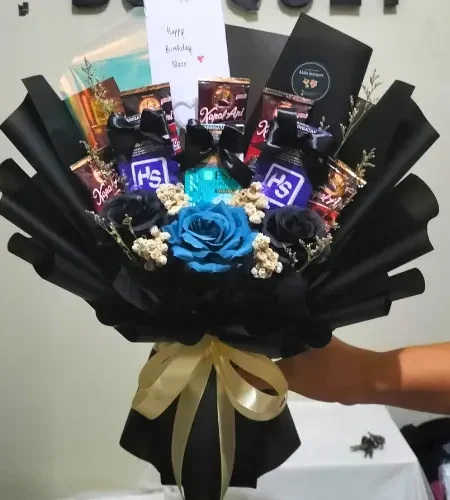 buket rokok esse hs wrapping hitam