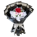 jual buket bunga mawar merah 1 tangkai murah purwokerto