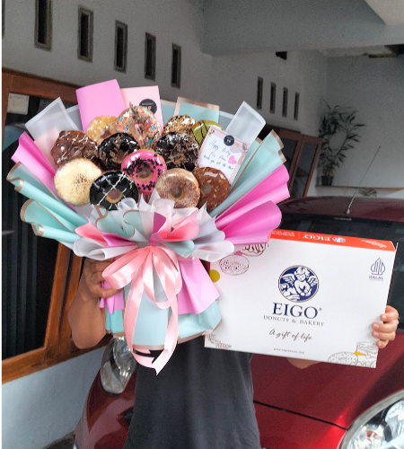 jual buket donat eigo purwokerto